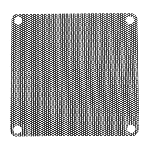 Image of sourcing map 10PCS PC Dust Filter, 80mmx80mm PVC Computer Case Cooler Dustproof Mesh Cover Fan Grills for Computer Chassis Speaker, Black