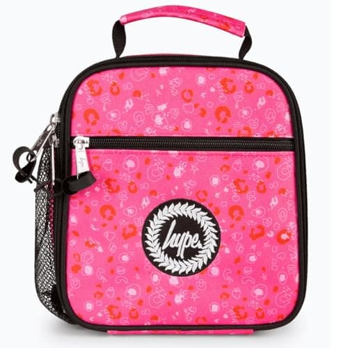 Image of hype Kids Leopard Print Lunch Box - Pink