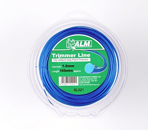 Image of Alm Trimmer Line: 1.5mm 105m To fit all makes of medium duty electric and light petrol trimmers using 1.5mm trimmer line contains 105 metres Blue UNIVERSAL