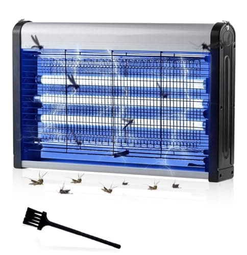 Image of 30W Electric Fly Zapper, Dual-Grid 2500V UV Mosquito Killer Lamp, Electronic Insect Killer with 3 UVA Tubes for Indoor & Outdoor, Powerful Insect Trap for Home, Kitchen, Garden, Yard, Easy to Clean