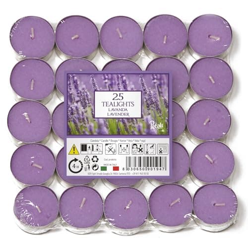 Image of ALADINO 25 TEALIGHTS LAVENDER