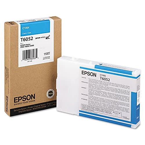 Image of Epson C13T605200 110 ml Ink Cartridge for Stylus Pro 4800/4880 Printers - Cyan