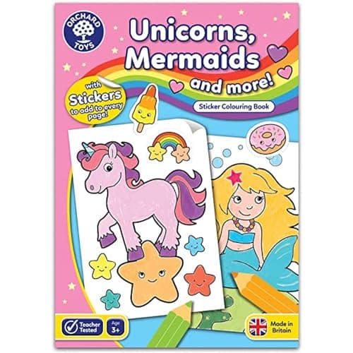 Image of Orchard Toys Unicorns, Mermaids and More Colouring Book