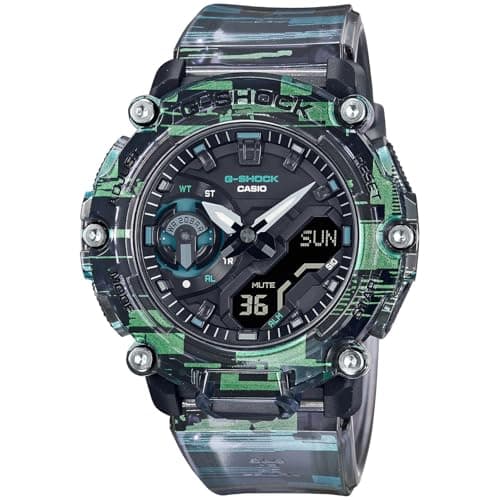Image of Casio G-Shock Men's GA2200NN-1A Clear Green Analog-Digital Watch