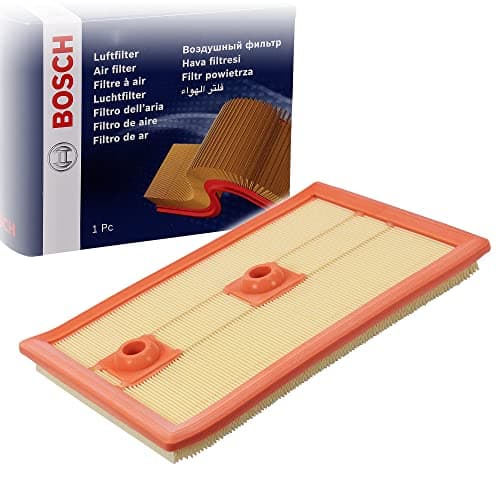 Image of Bosch S0342 Car Air Filter - Separates Particles from the Air Intake - Moisture-resistant plus High Tensile Strength