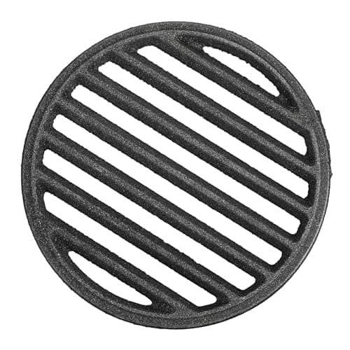 Image of SUMNACON Cast Iron Fire Grate Fireplace Grate, Round 19cm BBQ High Heat Charcoal Plate Grill Grate Furnace Grid Replacement Fire Grate Cooking Charcoal Grid