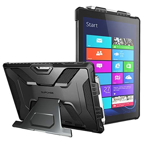 Image of SUPCASE UB Pro Series Case for Microsoft Surface Pro 7 Plus/7/6/5/4/LTE Full-Body Kickstand Protective Case (Black) - 12.3 Inches