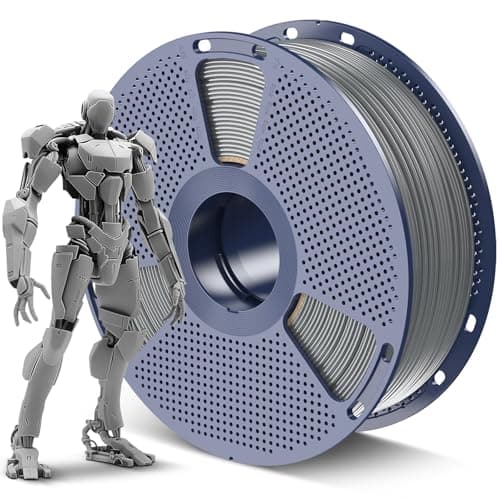 Image of SUNLU ABS Filament 1.75mm 3D Printer Filament, Highly Resistant Durable, Heat Resistance, Excellent Toughness, Compatible with 99% FDM 3D Printers, 1kg Spool (2.2lbs), 390 Meters, ABS Grey