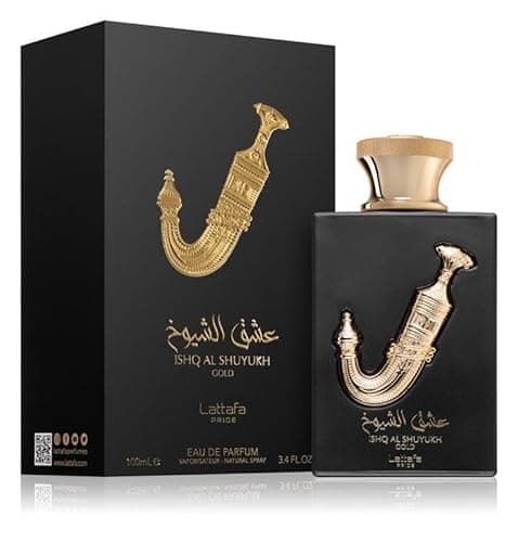 Image of Ishq Al Shuyukh Gold Eau de Parfum, 100 ml, Black Bottle