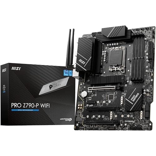 Image of MSI PRO Z790-P WiFi ProSeries Motherboard (Supports 12th/13th/14th Gen Intel Processors, LGA 1700, DDR5, PCIe 5.0, M.2, 2.5Gbps LAN, USB 3.2 Gen2, HDMI/DP, Wi-Fi 6E, Bluetooth 5.3, ATX)