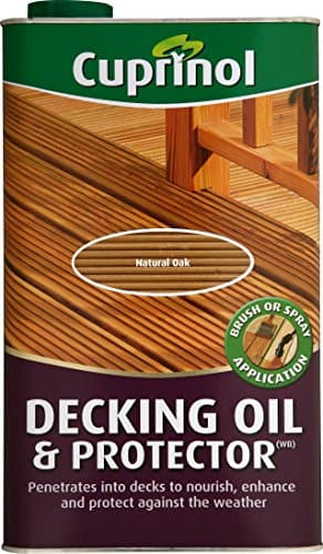 Image of New 2014 Cuprinol UV Guard Decking Oil Natural 5L