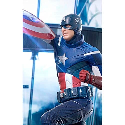 Image of Iron Studios IS24719 1:10 Captain America 2012 BDS Art Scale-Avengers: Endgame, Multi