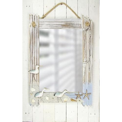 Image of Nauticalia Mirror with Seabirds, 41x50cm, Nicht Zutreffend