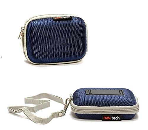 Image of Navitech Blue Hard Water Resistant Case/Cover Compatible with The mp3 Digital Audio Player Compatible with The SanDisk Clip Jam 8 GB