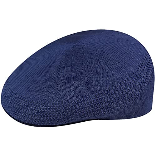 Image of Kangol Tropic 504 Ventair Flat Cap hat Men´s (S (54-55 cm) - Navy)