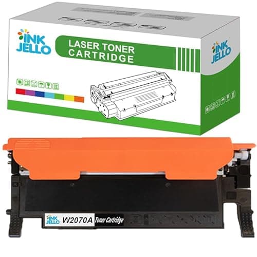 Image of InkJello W2070A Toner Cartridge Replacement for HP Colour Laser 150a 150nw 178nw 179fnw Black (1 Pack)