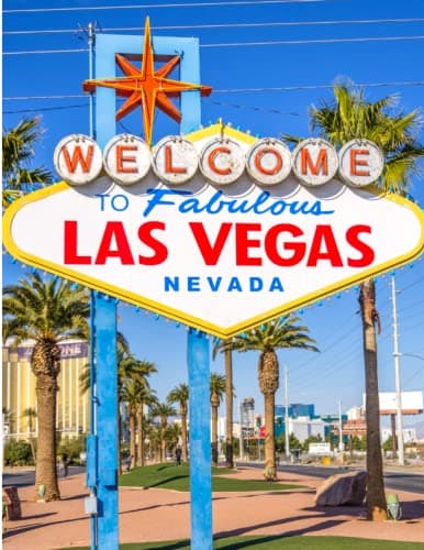 Image of Las Vegas: A Decorative Book/ Coffee Table Decor/ Interior Design/Blank Lined Book/Home Decor Books/Staging Home