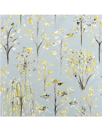 Image of Arthouse Watercolour Tree Grey/Ochre Wallpaper 909503