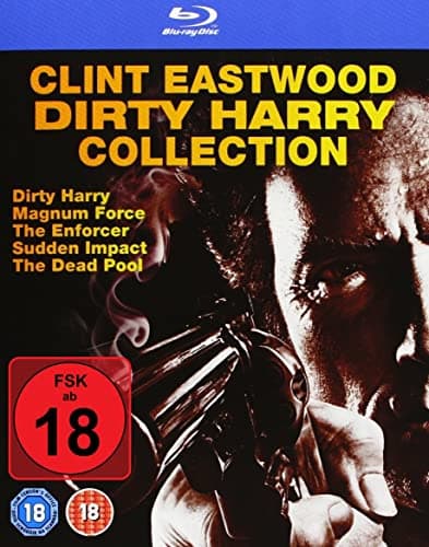 Image of Dirty Harry Blu-ray Collection - all 5 films with Clint Eastwood - Magnum Force - The Enforcer - Sudden Impact - The Dead Pool
