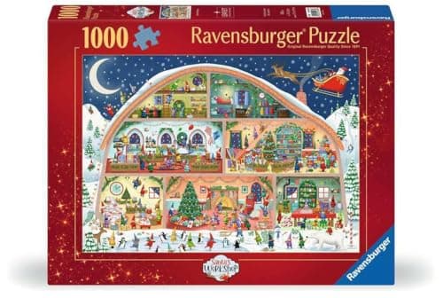 Image of Ravensburger 2024 Christmas Jigsaw Puzzle - 1000 Pieces for Adults and Kids Age 12 Years Up - Santa's Workshop - Special Edition