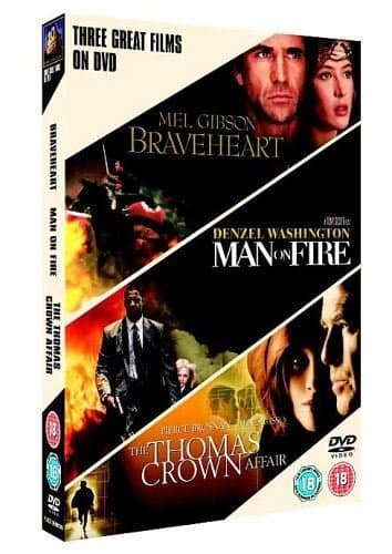 Image of Man On Fire/Braveheart/The Thomas Crown Affair [DVD]