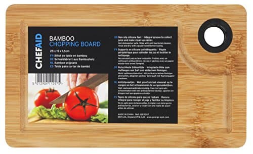 Image of Chef Aid Bamboo Chopping Board, Measures 25cm x 15cm,Brown
