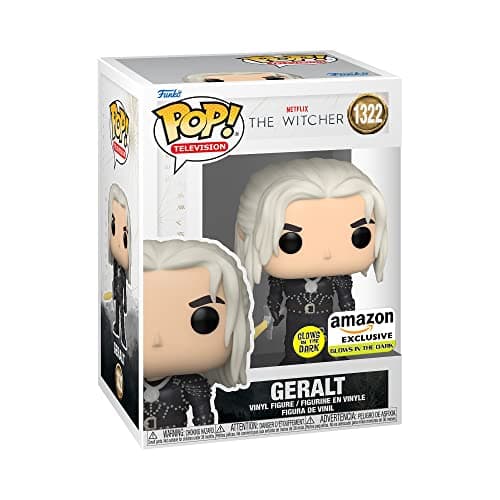 Image of Funko POP! TV: Witcher - Geralt With Sword - Glow In the Dark - the Witcher - Amazon Exclusive - Collectable Vinyl Figure - Gift Idea - Official Merchandise - Toys for Kids & Adults - TV Fans