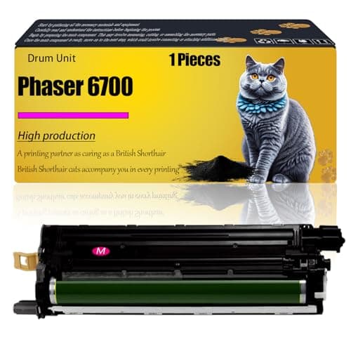 Image of Phaser 6700 Compatible for Xerox Drum Unit 108R00974 108R00971 108R00972 108R00973 Phaser 6700 Phaser 6700DN Phaser 6700DT Phaser 6700DX Phaser 6700N Printers (Magenta)