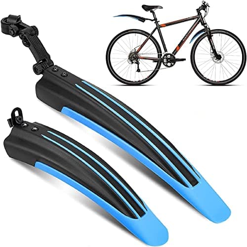 Image of Bike Mudguard Set Bicycle Fender Mountain Front & Rear Mud Guard Universal Mudguard Bike Cycling Tires Fenders Full Cover Thicken Widen Adjustable Bike Mudflap fit for 20/22/24/26 inch MTB Road Bike