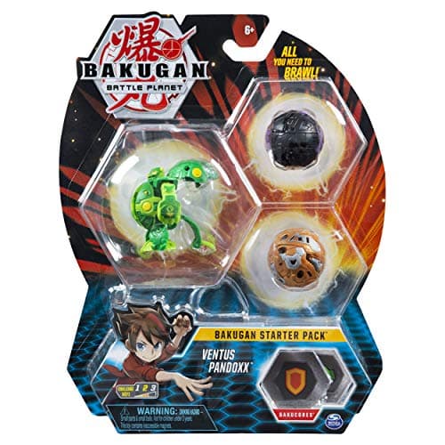 Image of Bakugan Starter 3 Pack Action Figure - Ventus Pandoxx