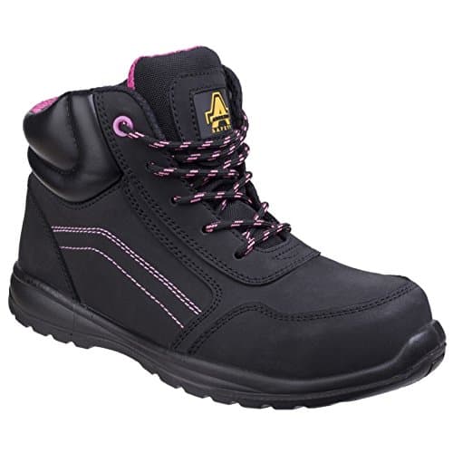 Image of Amblers Safety Female AS601 Lydia Composite Safety Boot With Side Zip, Black, Size UK 6