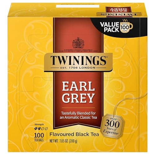 Image of Twinings of London Earl Grey Black Tea Bags, 100 Count