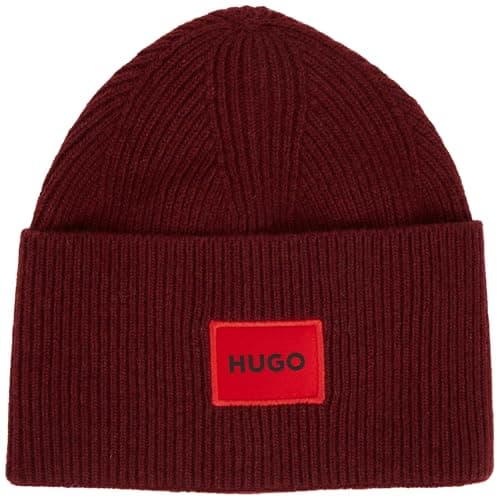 Image of Hugo Men's Hat, Dunkelrot, One Size