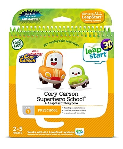 Image of LeapFrog 462503 LeapStart Toot Cory Carson Superhero School, Multi, 1.8 x 17.8 x 18.7 cm