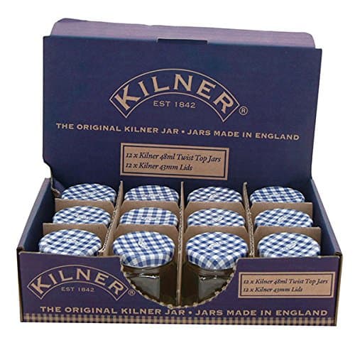 Image of Kilner 12 Pack, 48ml Hexagonal Twist Top Jar - Jar, Storage, Sauce, Condiment, Jam, Pickle