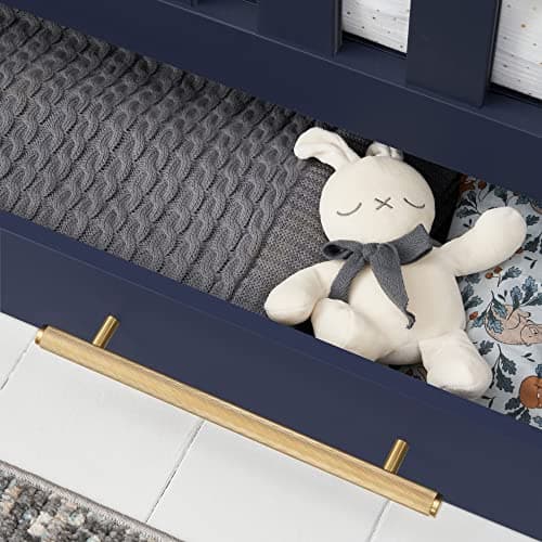 Image of Tutti Bambini Tivoli Underbed Storage Drawer | Slide in & Out Mechanism with Castor Wheels, Accessible Extra Storage Solution, Fits Tivoli Cot Bed Only | Navy