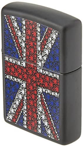 Image of Zippo Windproof Lighter Union Jack Weed