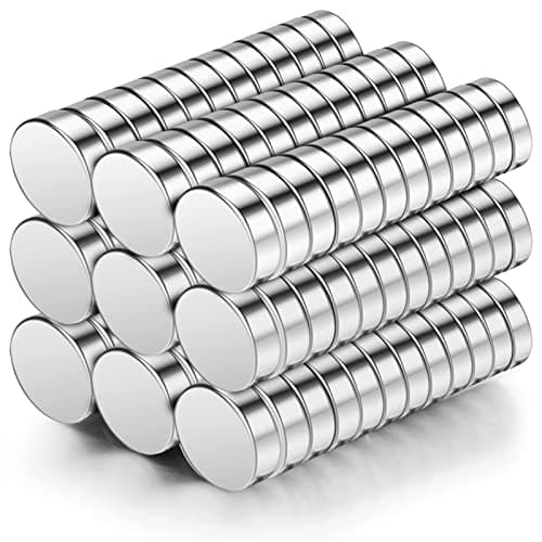 Image of Wukong Round Strong Magnets 5mm X 2mm | 100 Pack, Mini Extra Strong Magnets, Neodymium Magnet for Whiteboards, Fridge, Crafts, Notice Board or Picture Magnet
