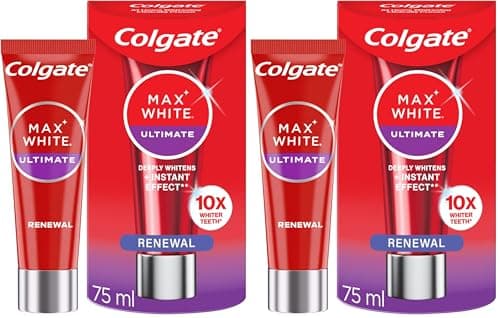 Image of Colgate Max White Ultimate Renewal Toothpaste 75ml x 2