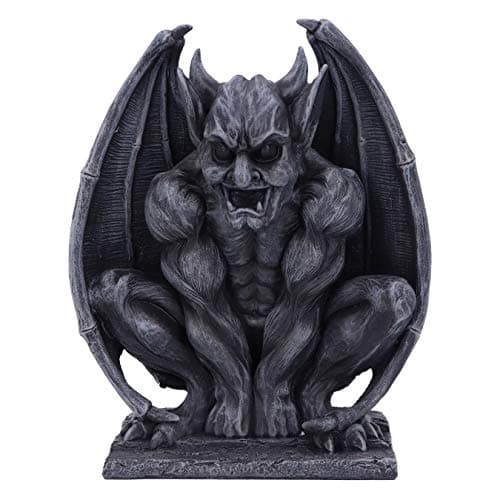 Image of Nemesis Now Adalward Dark Black Grotesque Gargoyle Figurine 26cm, Resin, Black, Expertly Crafted Adalward Gargoyle, Gothic Giftware, Cast in the Finest Resin, Painstakingly Hand-Painted