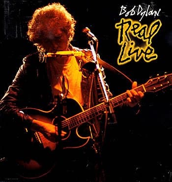 Image of Bob Dylan Real Live 1984 UK vinyl LP 26334