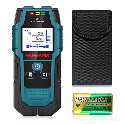 Image of HANMATEK Stud Finder SF1 Wall Scanner 4 in 1 Electronic Stud Sensor with Depth Tracker, Unit Change, for Wood, Metal, Cables, Circuits Detect in Walls