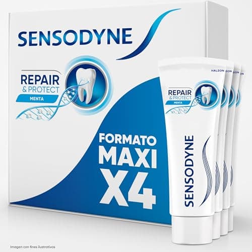 Image of Sensodyne Repair & Protect Mint Toothpastes - Protect and Relieve Tooth Sensitivity - 4 x 75ml