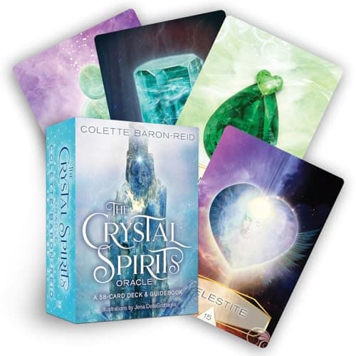 Image of The Crystal Spirits Oracle: A 58-Card Oracle Deck and Guidebook for Crystal Healing Messages, Divination, Clarity and Spiritual Guidance