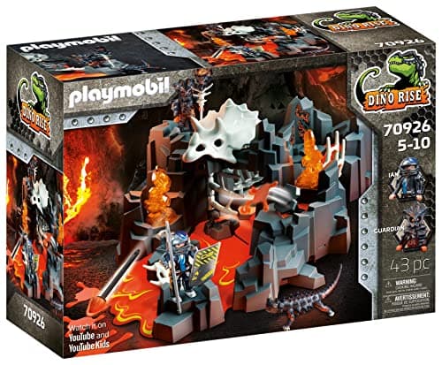 Image of PLAYMOBIL Dino Rise 70926 Guardian of the Lava Mine, With Mechanical Traps, Dinosaur Toy for Children Ages 5+