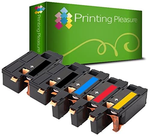 Image of Printing Pleasure 5-Pack Compatible Toner Cartridges for use in Dell 1250, 1250c, 1350, 1350cn, 1350cnw, 1355, 1355cn, 1355cnw, C1760, C1760nw, C1765, C1765nf, C1765nfw, C17XX