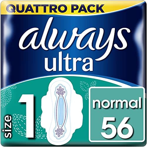 Image of Always Ultra Normal Plus Sanitary Towels with Wings - 4X14 Serving (56 units)