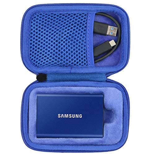 Image of co2CREA Hard Storage Carrying Case for Samsung T7 Touch /T7 Portable State Drives 500GB 1TB 2TB External SSD Hard EVA Shockproof Storage Travel Bag