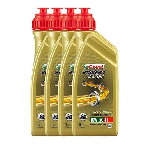 Image of Castrol 14E94F Power1 Racing 1L Motorcycle Engine Oil 1 Litre 10W50 4T 4 Stroke