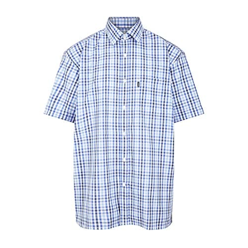 Image of Champion Mens Doncaster Country Short Sleeve Shirt-Lt Blue-Large-Max 47",120cm